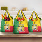 Personalised Afro Benin Grocery Bag Flag Style - African Pattern