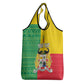 Personalised Afro Benin Grocery Bag Flag Style - African Pattern