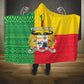 Personalised Afro Benin Hooded Blanket Flag Style - African Pattern