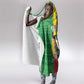 Personalised Afro Benin Hooded Blanket Flag Style - African Pattern