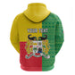 Personalised Afro Benin Hoodie Flag Style - African Pattern