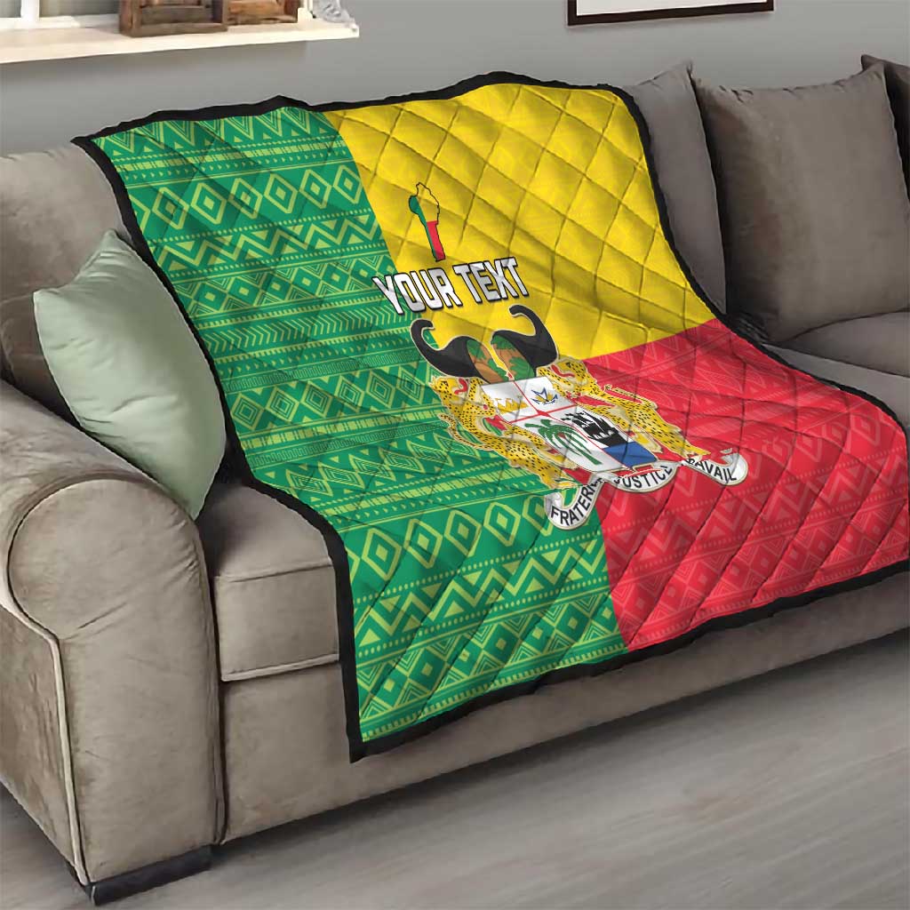 Personalised Afro Benin Quilt Flag Style - African Pattern