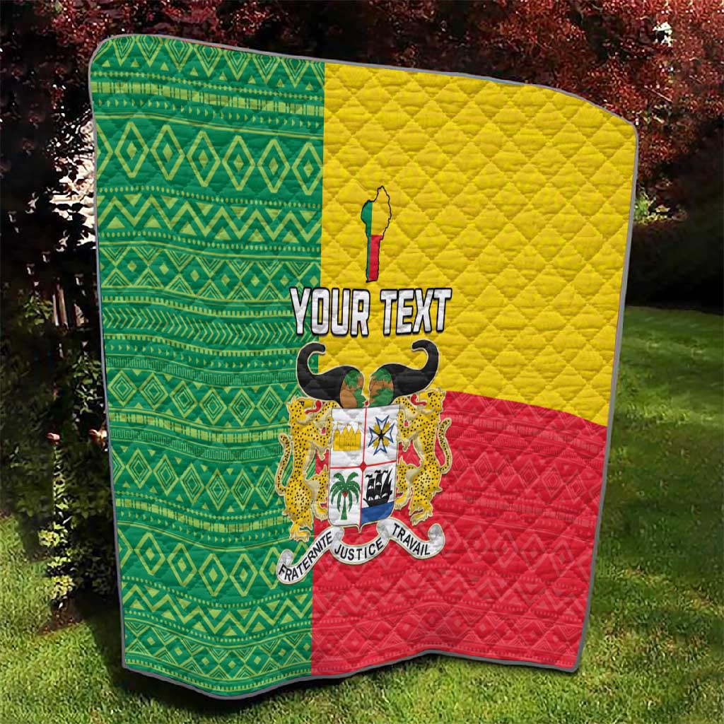 Personalised Afro Benin Quilt Flag Style - African Pattern