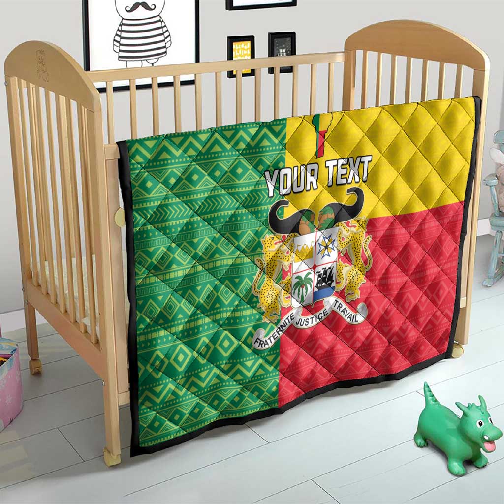 Personalised Afro Benin Quilt Flag Style - African Pattern