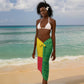 Personalised Afro Benin Sarong Flag Style - African Pattern