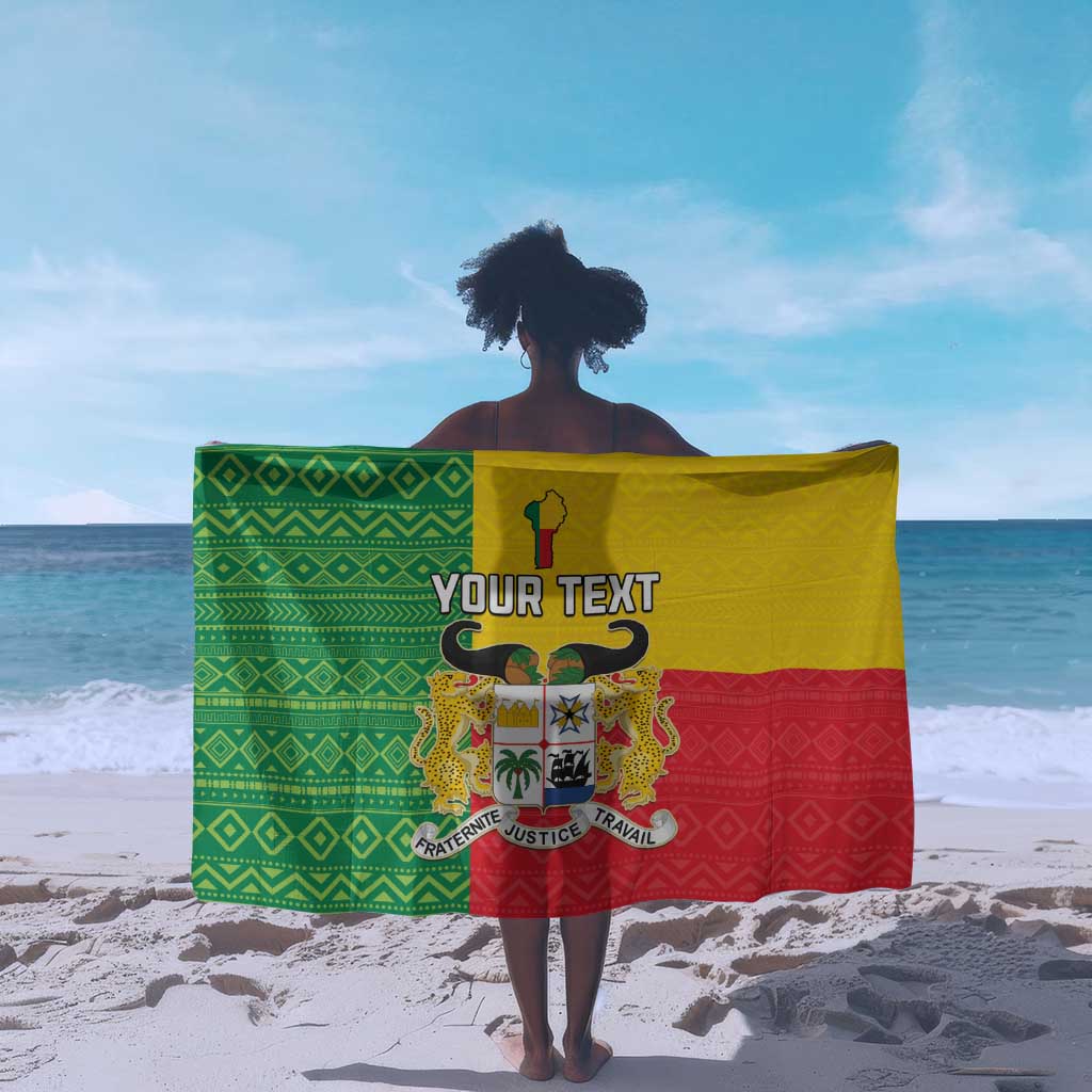 Personalised Afro Benin Sarong Flag Style - African Pattern