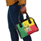 Personalised Afro Benin Shoulder Handbag Flag Style - African Pattern