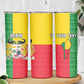 Personalised Afro Benin Skinny Tumbler Flag Style - African Pattern