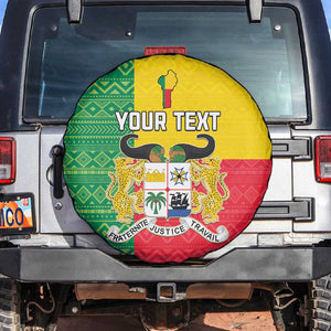 Personalised Afro Benin Spare Tire Cover Flag Style - African Pattern