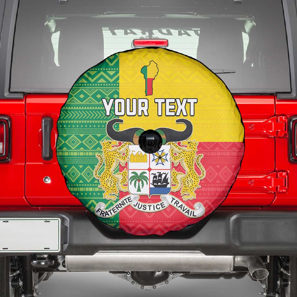 Personalised Afro Benin Spare Tire Cover Flag Style - African Pattern