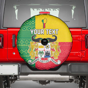 Personalised Afro Benin Spare Tire Cover Flag Style - African Pattern