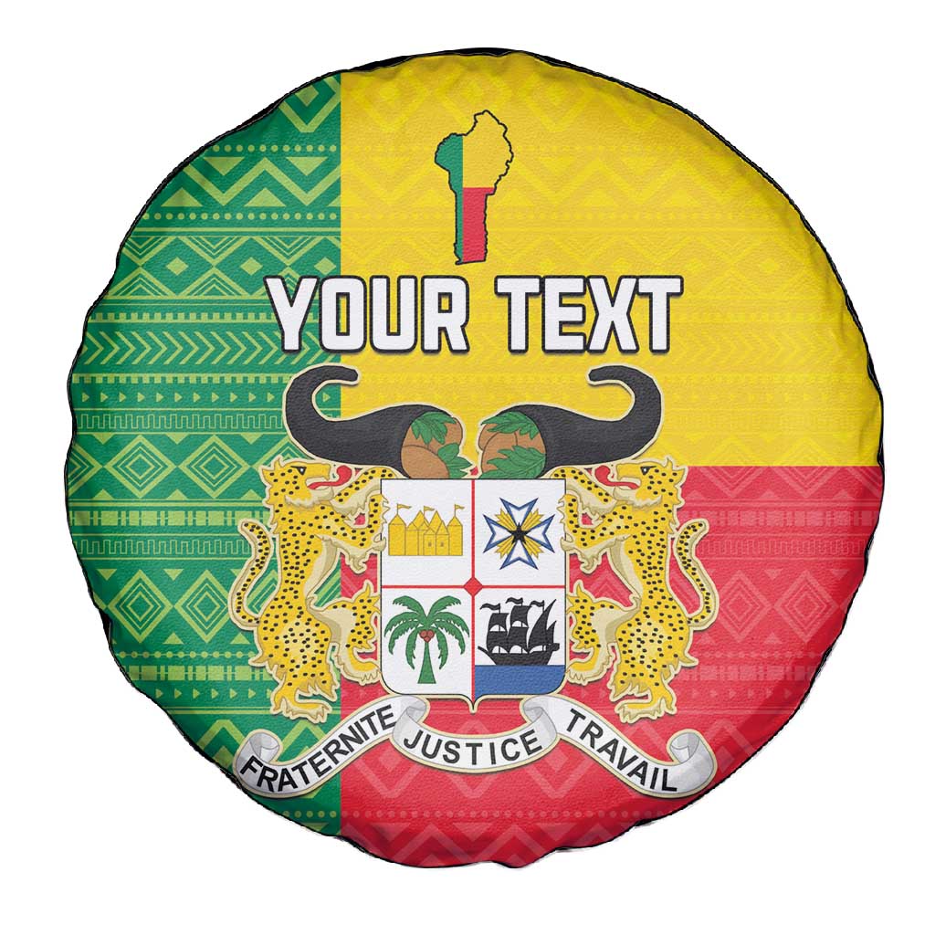 Personalised Afro Benin Spare Tire Cover Flag Style - African Pattern