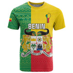 Personalised Afro Benin T shirt Flag Style - African Pattern