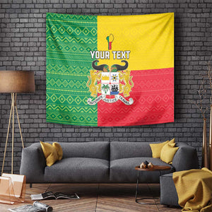 Personalised Afro Benin Tapestry Flag Style - African Pattern