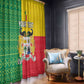 Personalised Afro Benin Window Curtain Flag Style - African Pattern