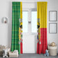 Personalised Afro Benin Window Curtain Flag Style - African Pattern