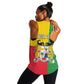 Personalised Afro Benin Women Racerback Tank Flag Style - African Pattern