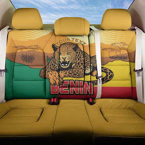 Personalised Afro Benin Leopard Back Car Seat Cover Stay True - Stay Wild