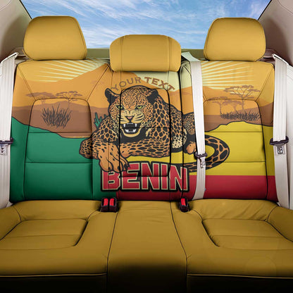 Personalised Afro Benin Leopard Back Car Seat Cover Stay True - Stay Wild