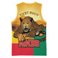 Personalised Afro Benin Leopard Basketball Jersey Stay True - Stay Wild - African Pride