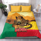 Personalised Afro Benin Leopard Bedding Set Stay True - Stay Wild