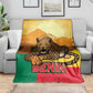 Personalised Afro Benin Leopard Blanket Stay True - Stay Wild