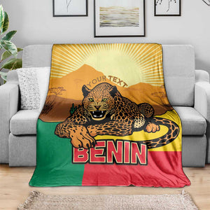 Personalised Afro Benin Leopard Blanket Stay True - Stay Wild