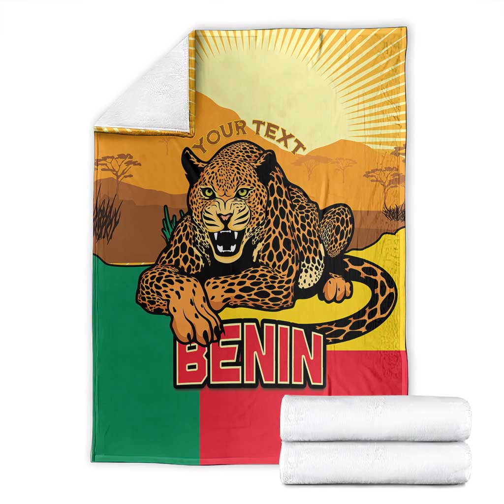 Personalised Afro Benin Leopard Blanket Stay True - Stay Wild