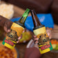 Personalised Afro Benin Leopard 4 in 1 Can Cooler Tumbler Stay True - Stay Wild