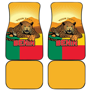 Personalised Afro Benin Leopard Car Mats Stay True - Stay Wild