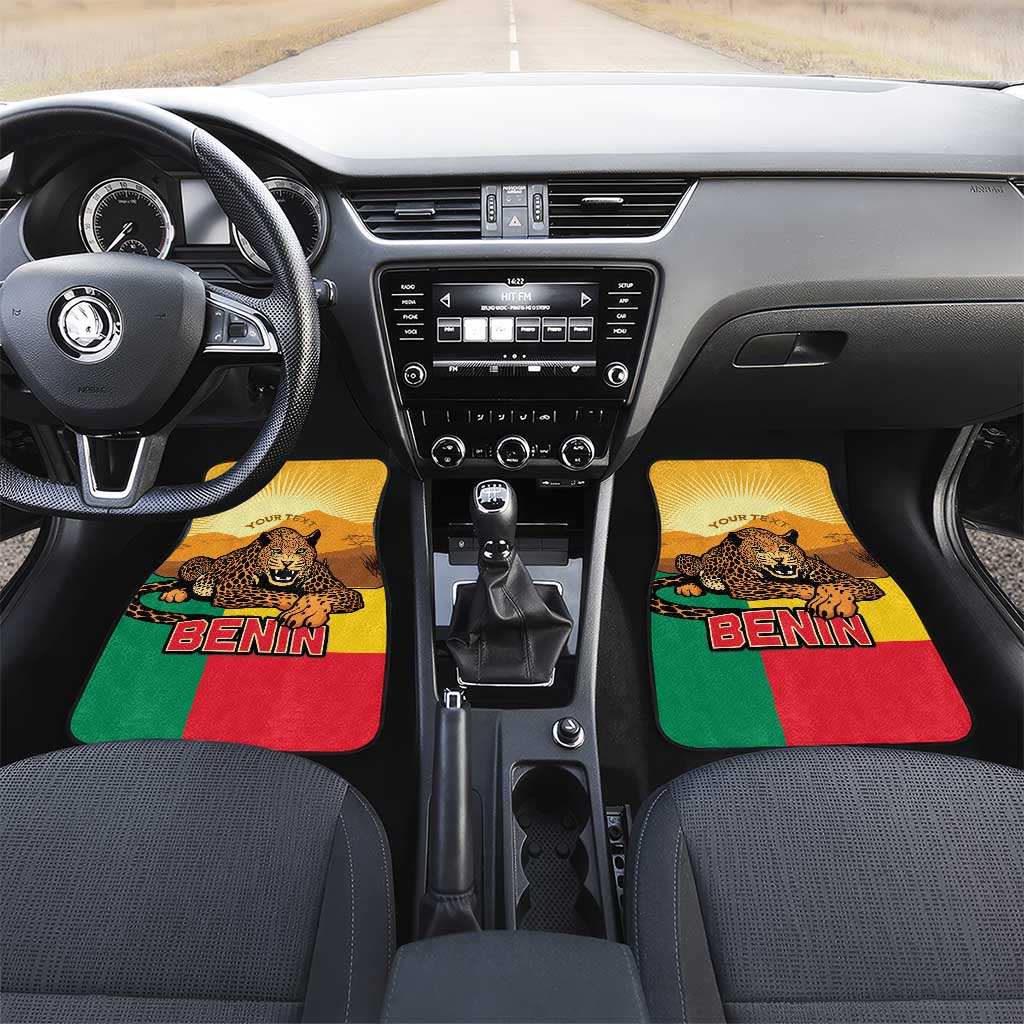 Personalised Afro Benin Leopard Car Mats Stay True - Stay Wild