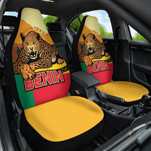 Personalised Afro Benin Leopard Car Seat Cover Stay True - Stay Wild