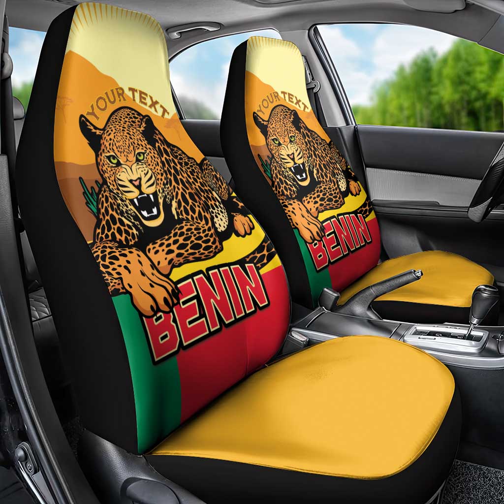 Personalised Afro Benin Leopard Car Seat Cover Stay True - Stay Wild