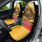Personalised Afro Benin Leopard Car Seat Cover Stay True - Stay Wild