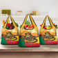 Personalised Afro Benin Leopard Grocery Bag Stay True - Stay Wild