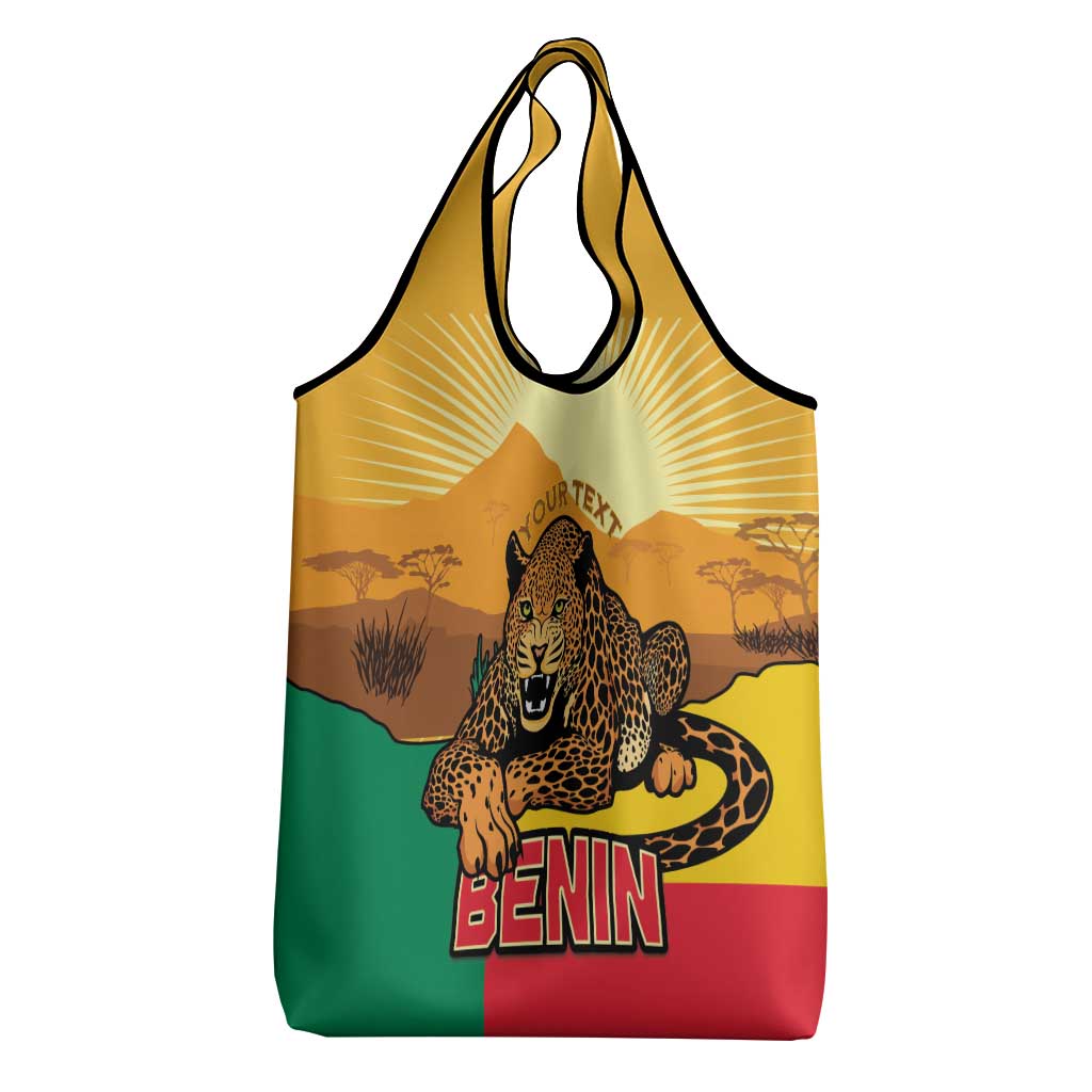 Personalised Afro Benin Leopard Grocery Bag Stay True - Stay Wild