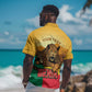 Personalised Afro Benin Leopard Hawaiian Shirt Stay True - Stay Wild
