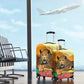 Personalised Afro Benin Leopard Luggage Cover Stay True - Stay Wild