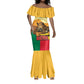 Personalised Afro Benin Leopard Mermaid Dress Stay True - Stay Wild
