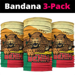 Afro Benin Leopard Neck Gaiter Stay True - Stay Wild - African Pride