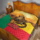 Personalised Afro Benin Leopard Quilt Stay True - Stay Wild
