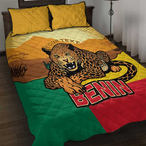 Personalised Afro Benin Leopard Quilt Bed Set Stay True - Stay Wild
