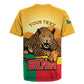 Personalised Afro Benin Leopard Rugby Jersey Stay True - Stay Wild