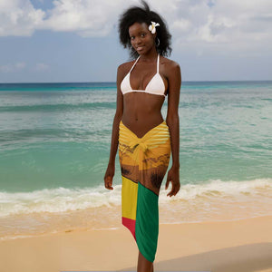 Personalised Afro Benin Leopard Sarong Stay True - Stay Wild