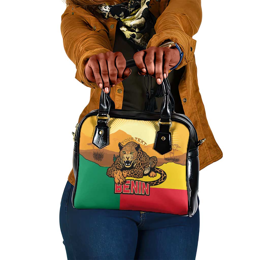 Personalised Afro Benin Leopard Shoulder Handbag Stay True - Stay Wild