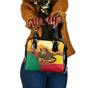 Personalised Afro Benin Leopard Shoulder Handbag Stay True - Stay Wild