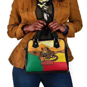 Personalised Afro Benin Leopard Shoulder Handbag Stay True - Stay Wild