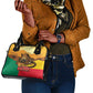 Personalised Afro Benin Leopard Shoulder Handbag Stay True - Stay Wild