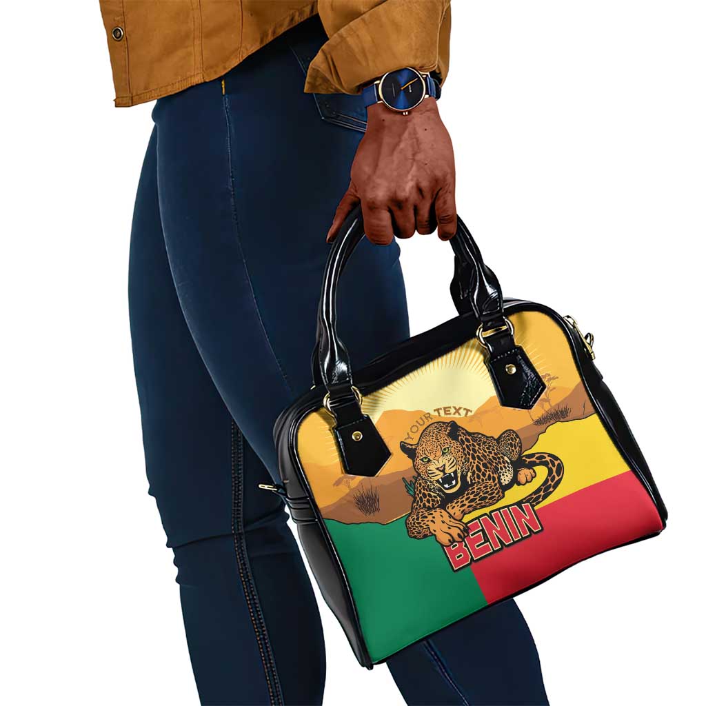 Personalised Afro Benin Leopard Shoulder Handbag Stay True - Stay Wild