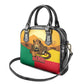 Personalised Afro Benin Leopard Shoulder Handbag Stay True - Stay Wild